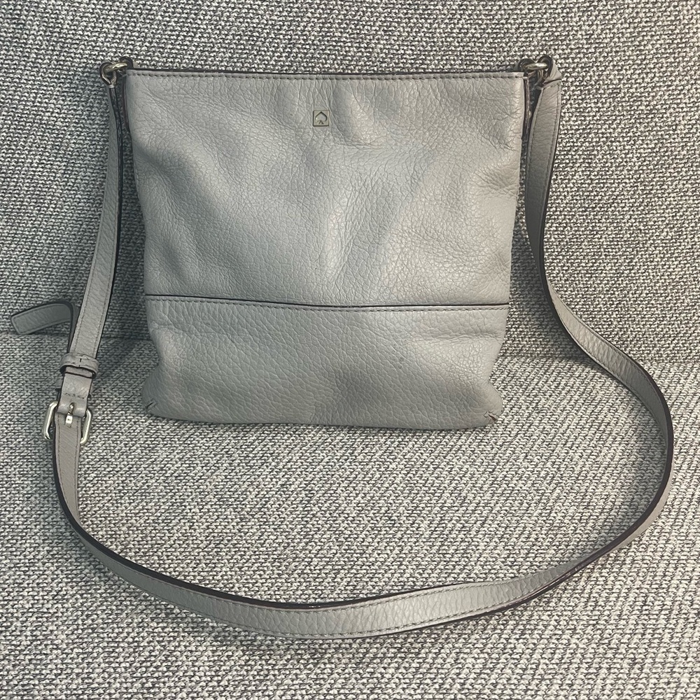 Kate Spade Gray Crossbody Bag Sleek Design